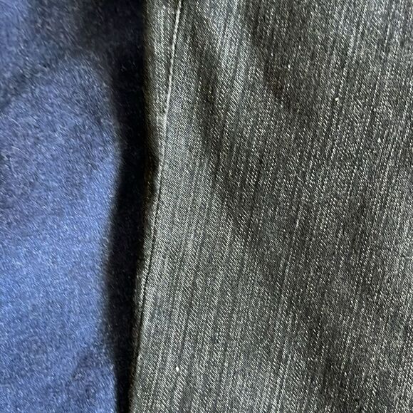 Mel & Lisa Black Denim Straight Leg Jeans Sz 12 - Picture 9 of 9